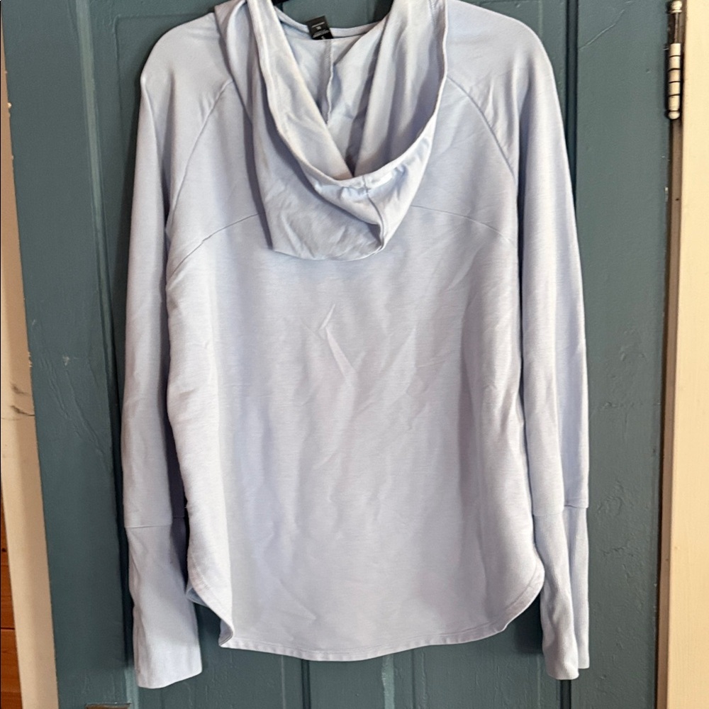 Skechers Light Blue Crewneck Hoodie Sweatshirt - Picture 3 of 4